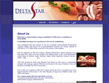Tablet Screenshot of deltastar-eg.com
